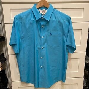 Original Penguin Blue Casual Button Down Shirt